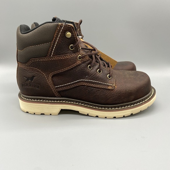 Irish Setter By Red Wing Work Boots Mens US 8 Kittson Brown Steel Toe main image 11